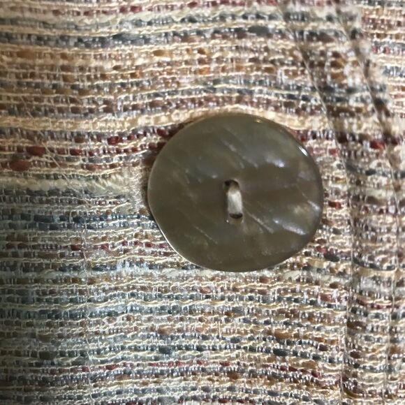 Kasper Skirt Suit Women’s Petite Size 4P Cream Tweed 2-Piece Set Blazer & Skirt - Picture 5 of 7